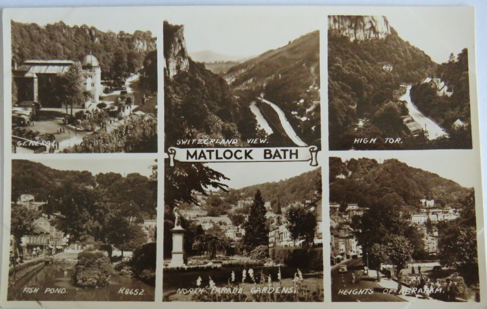 Old Postcard of Matlock Bath - Ref : 1025