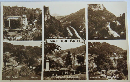 Old Postcard of Matlock Bath - Ref : 1025