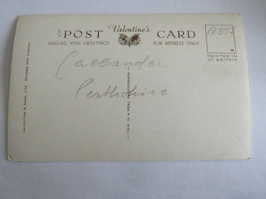 Old Postcard of Callander From The Crags - Ref : 1042