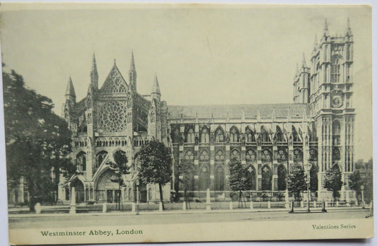 Old Postcard of Westminster Abbey London - Ref : 1034