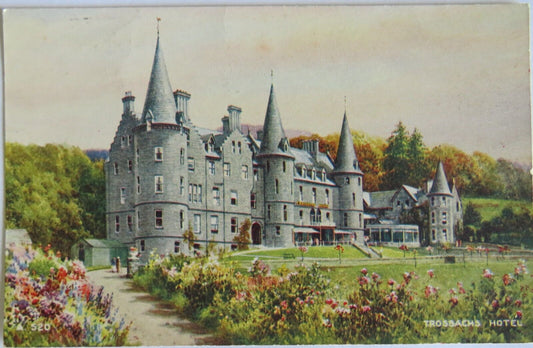 Old Postcard Of  Trossachs Hotel - Ref : 1001