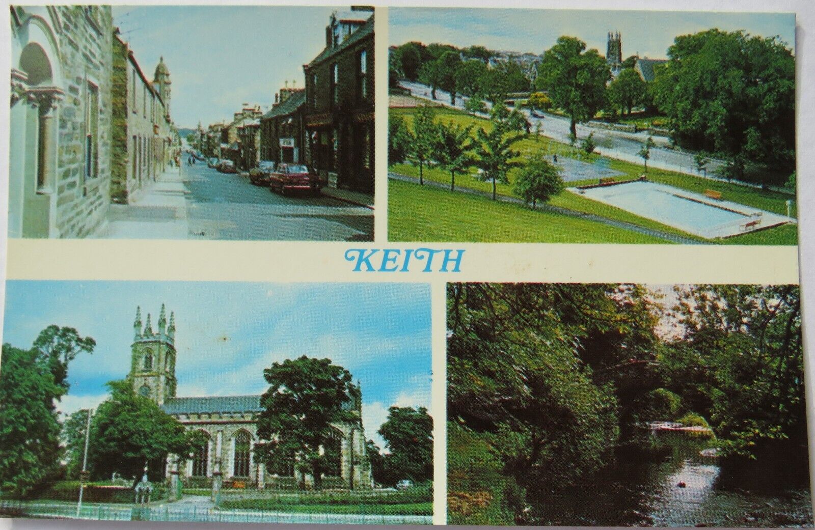 Vintage Multiview Postcard of Keith