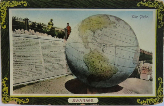 Old Antique Postcard of The Globe Swanage 1911 - Ref : 1038