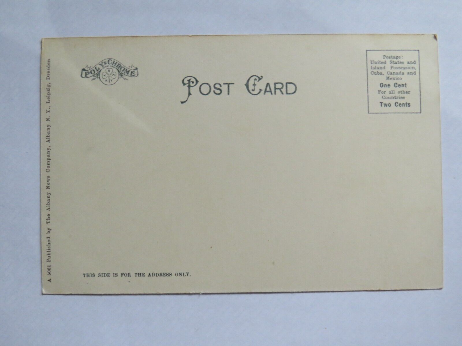 Old Postcard of Washington Park Lane. Albany N.Y. - Ref : 1010