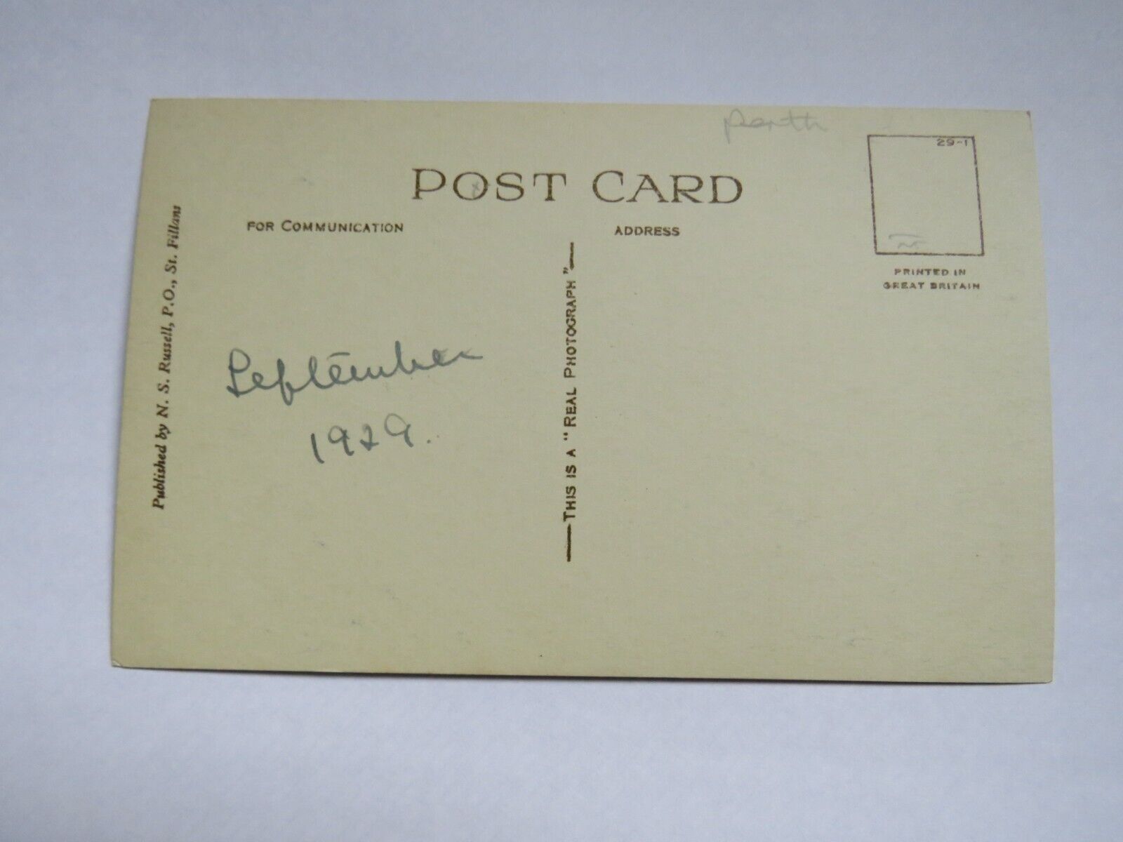 Old Postcard of St.Fillans and Loch Earn