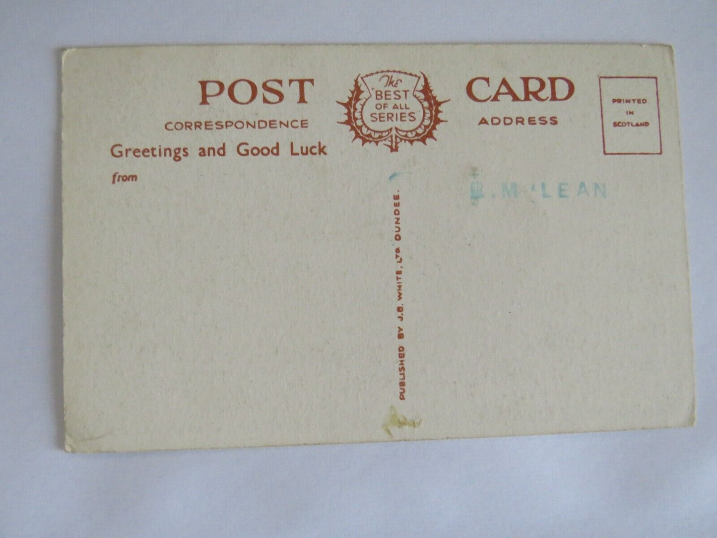 Old Postcard In The Flower Gardens, Beveridge Park, Kirkcaldy  - Ref : 1022
