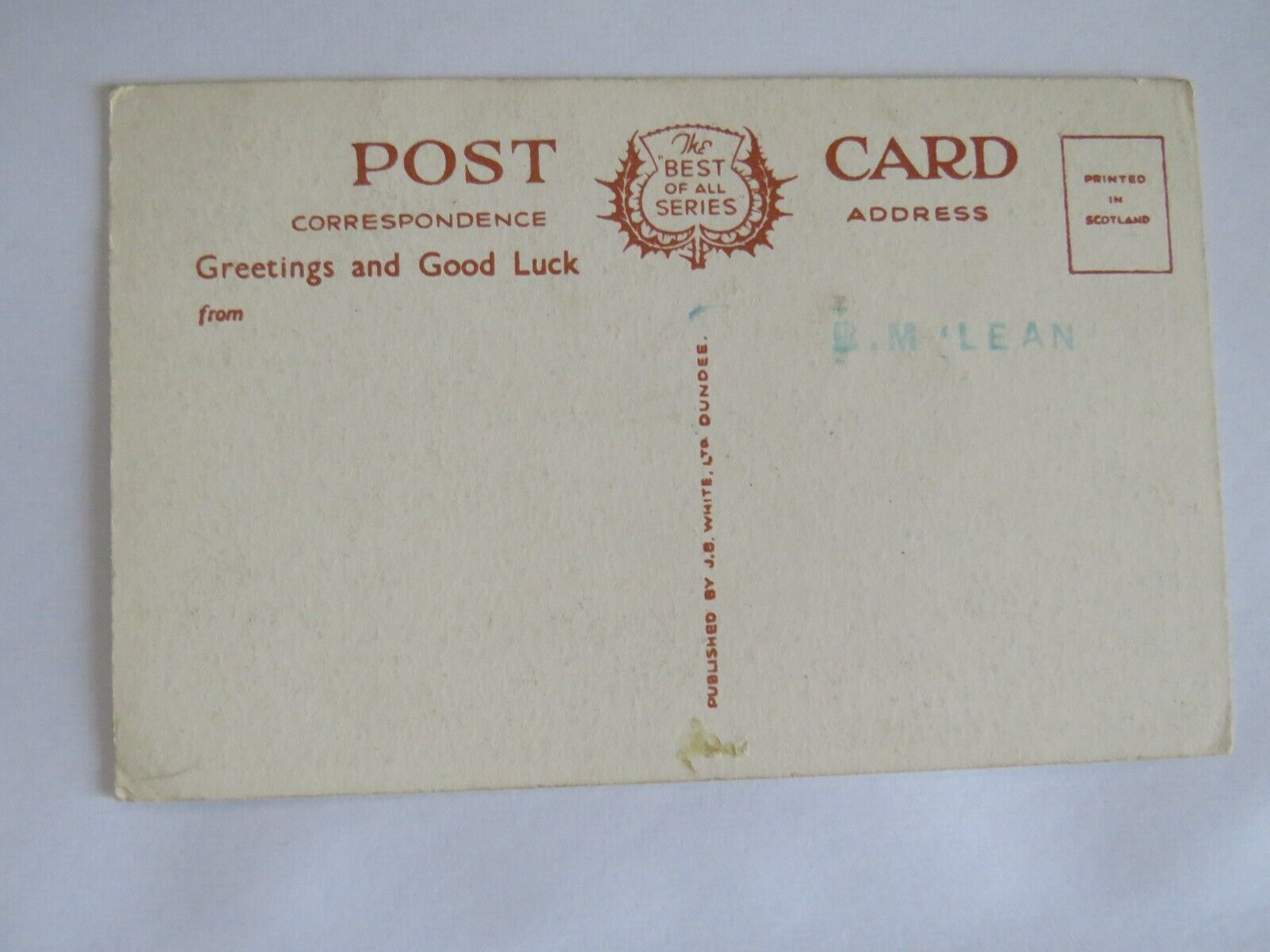 Old Postcard In The Flower Gardens, Beveridge Park, Kirkcaldy  - Ref : 1022