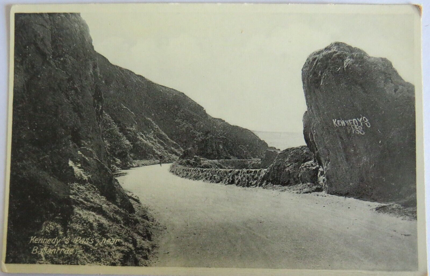 Old Postcard of Kennedy's Pass Near Ballantrae  - Ref : 1029