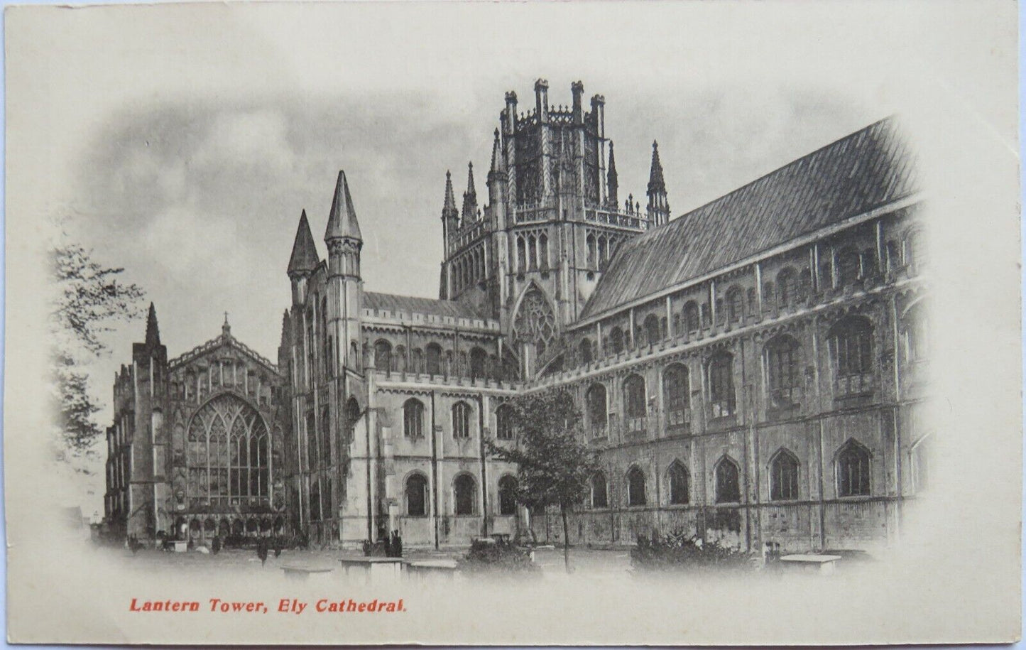 Old Postcard of Lantern Tower, Ely Cathedral, Cambridgeshire