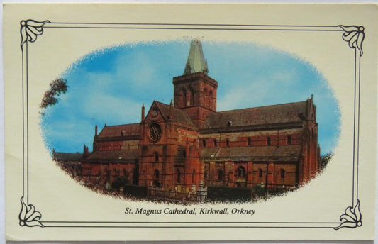 Old Postcard of St Magnus Cathedral, Kirkwall, Orkney - Ref : 1009