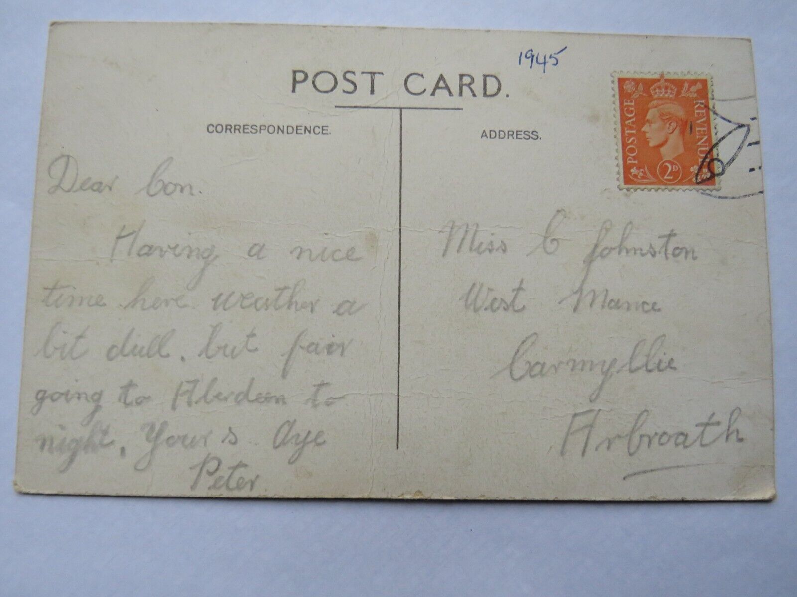 Old Postcard of Loch Of Loirston, Nigg