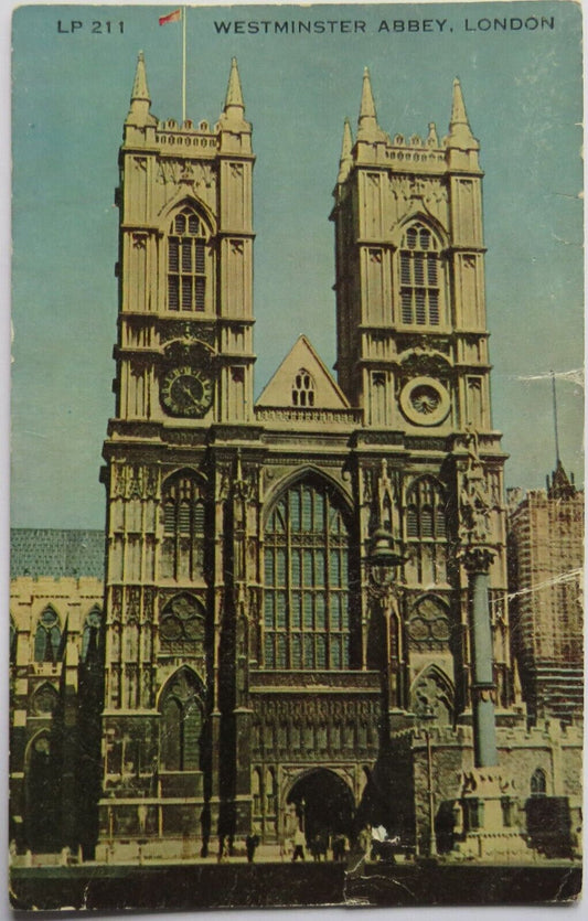 Old Postcard of Westminster Abbey London - Ref : 1034