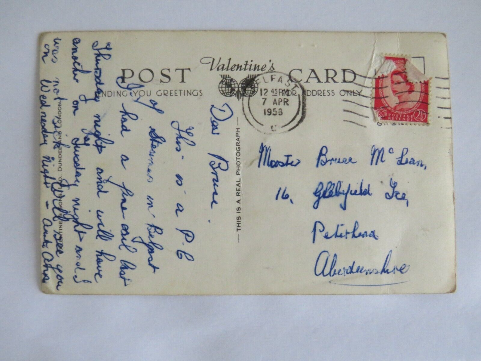 Old Postcard of Fitting Out In The Musgrave, Belfast Shipyards -  Ref : 1022