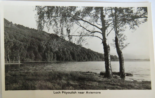 Old Postcard of Loch Pityoulish Near Aviemore - Ref : 1027