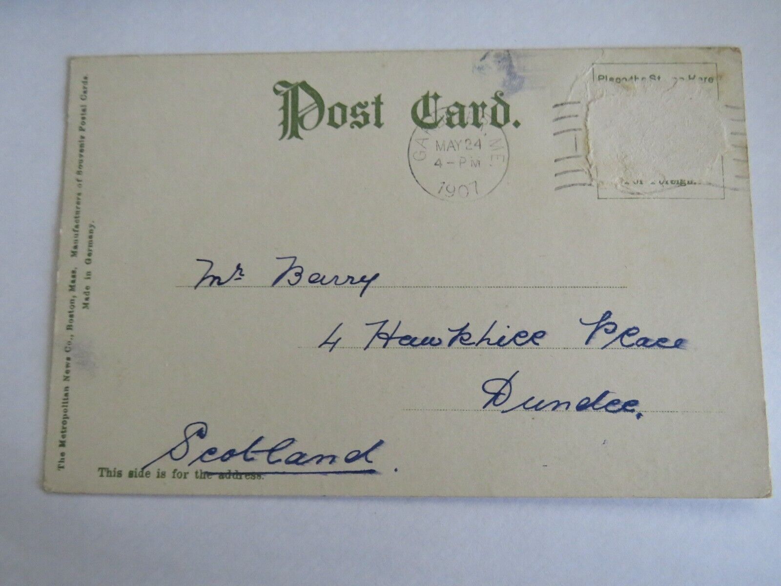 Old Postcard of Hammonds Grove and Beach, Lake Cabbossee Contee- Ref : 1041