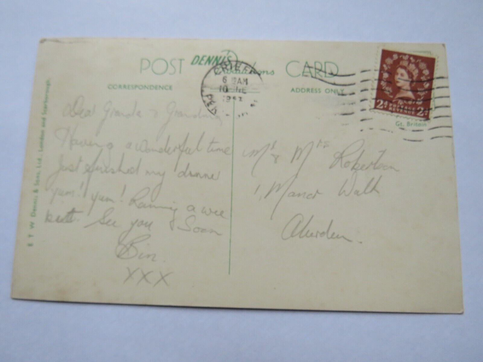 Old Multiview Postcard of Aberfeldy 1950's