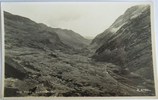 Old Postcard of The Pass, Llanberis - Ref : 1025
