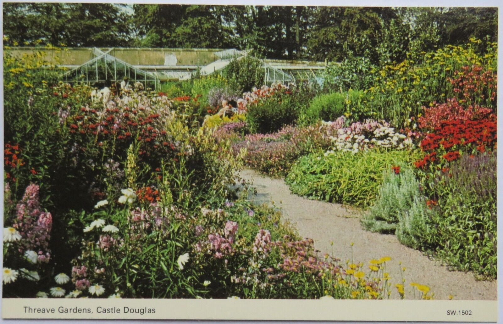 Old Postcard of Threave Gardens, Castle Douglas