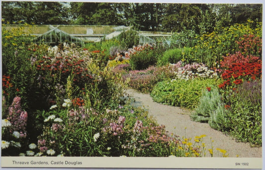 Old Postcard of Threave Gardens, Castle Douglas