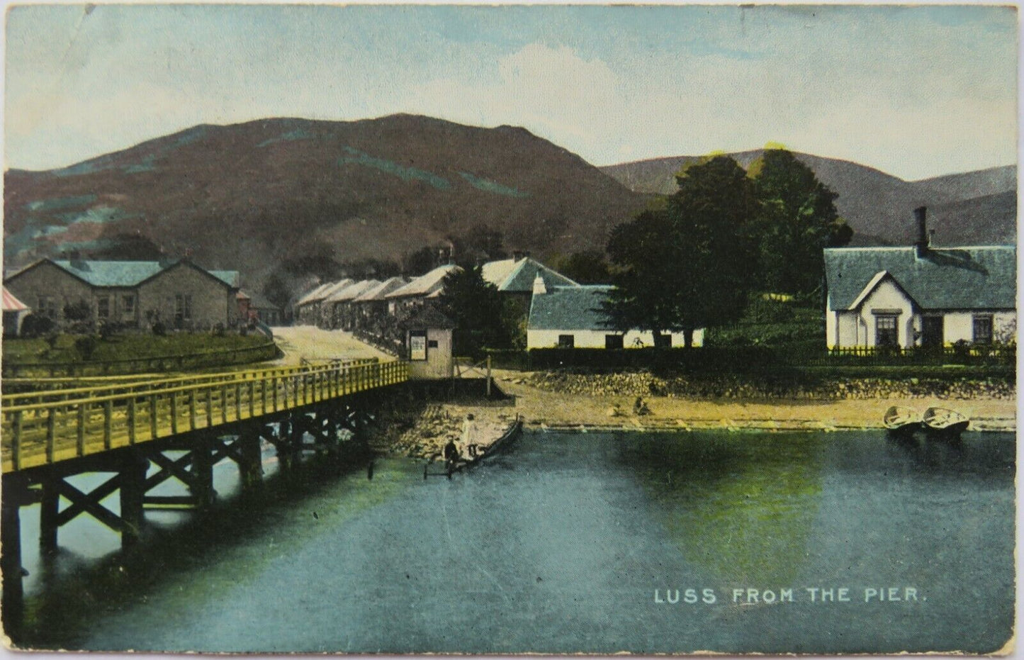 Old Postcard of Luss From the Pier