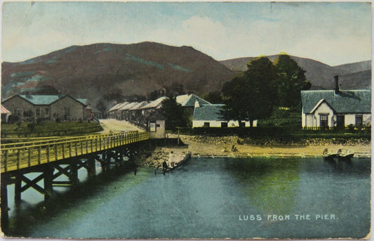 Old Postcard of Luss From the Pier