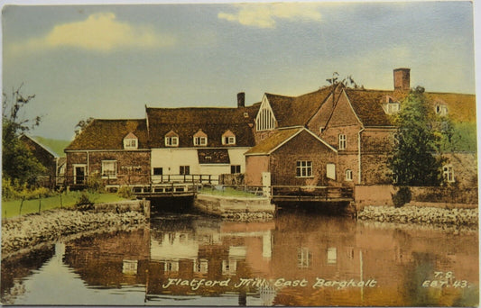 Old Postcard of Flatford Mill, East Bergholt