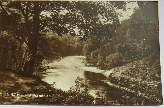 Old Postcard In The Pass of Killiecrankie
