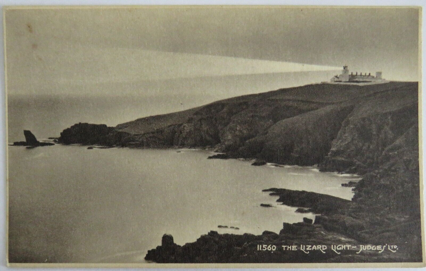 Old Postcard of The Lizard Light - Judges Ltd  - Ref : 1016