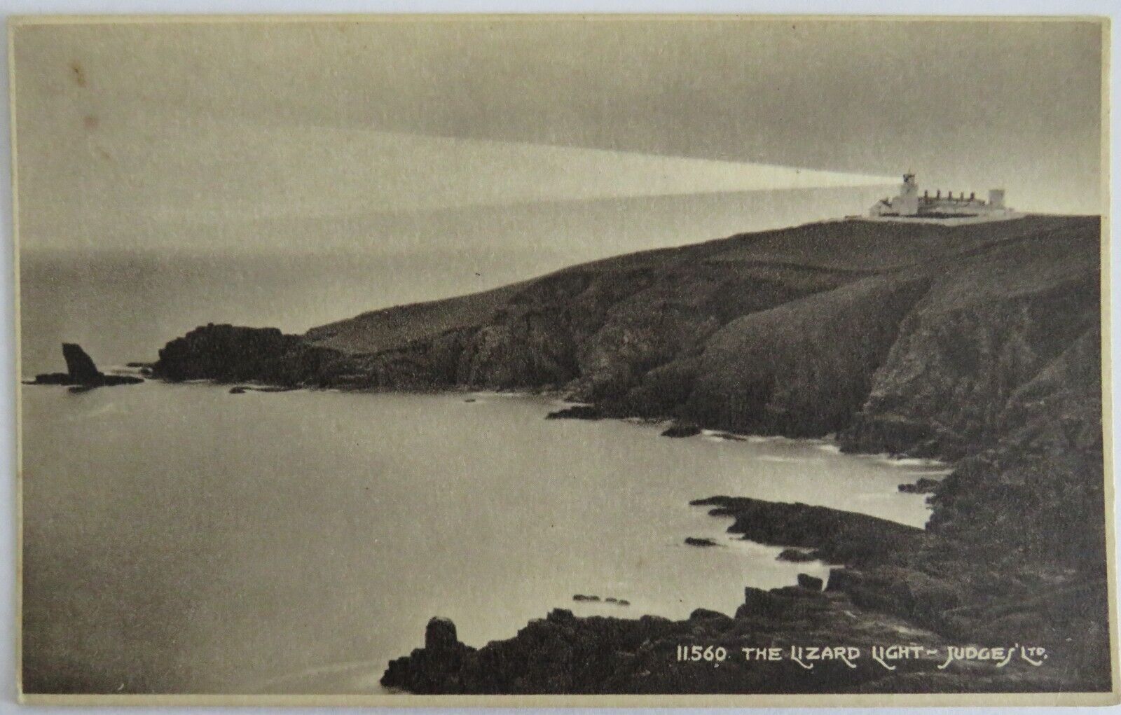 Old Postcard of The Lizard Light - Judges Ltd  - Ref : 1016
