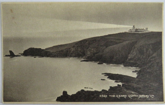 Old Postcard of The Lizard Light - Judges Ltd  - Ref : 1016