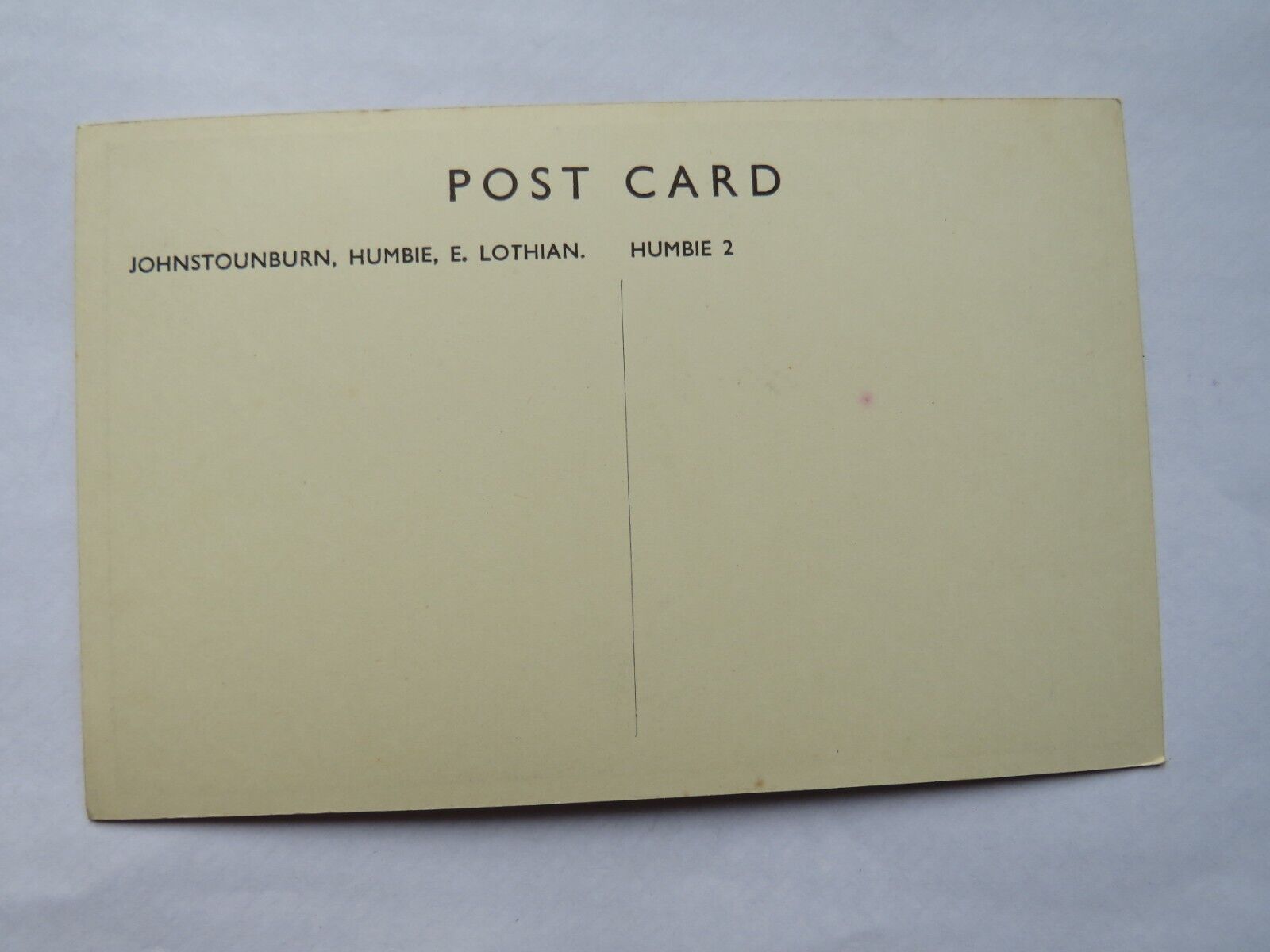 Old Postcard of Johnstounburn, Humbie, E. Lothian