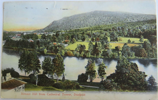 Old Postcard of Birnam Hill From Cathedral Tower, Dunkeld   - Ref : 1025