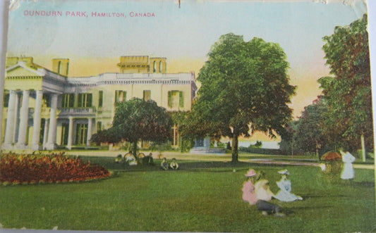 Old Postcard of Dundurn Park Hamilton, Canada 1906 - Ref : 1025