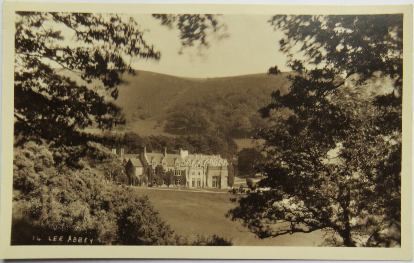 Old Postcard of Lee Abbey, Unposted