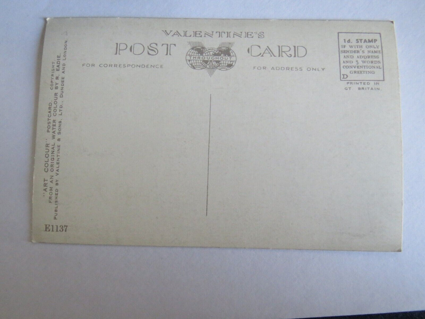 Old Postcard of Abbotsford From The Tweed - Ref : 1029