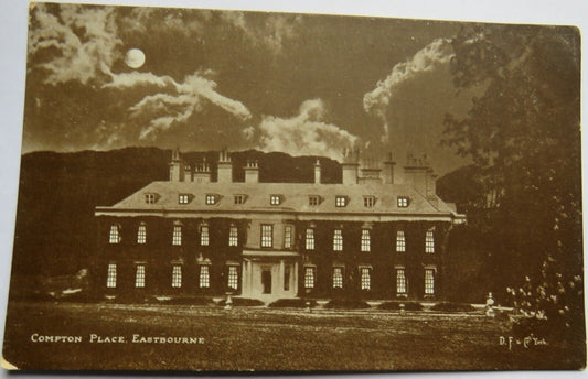 Old Postcard of Compton Place, Eastbourne - The " D. F. & Co" Series