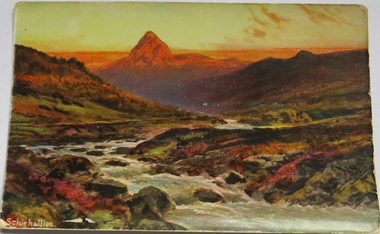 Old Postcard of Schiehallion, Perthshire