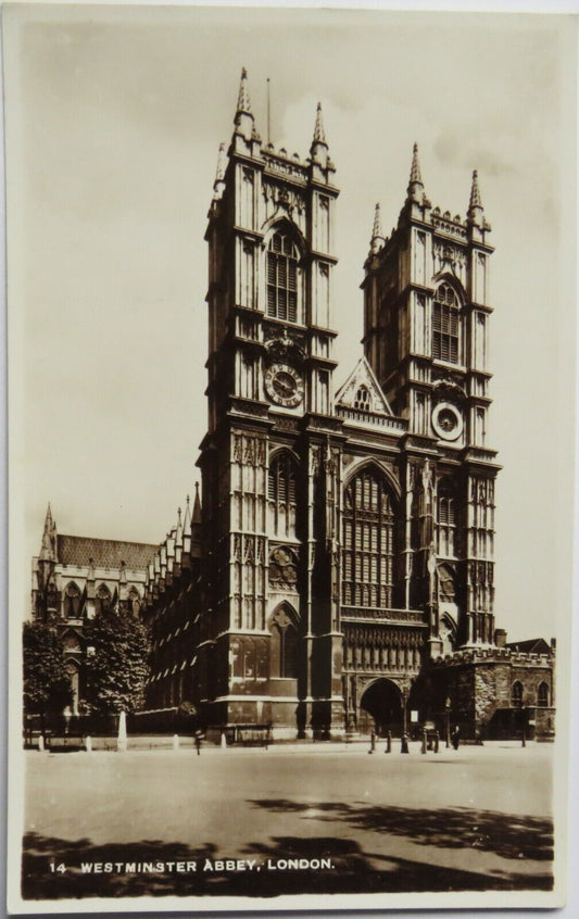 Old Postcard of Westminster Abbey London - Ref : 1034
