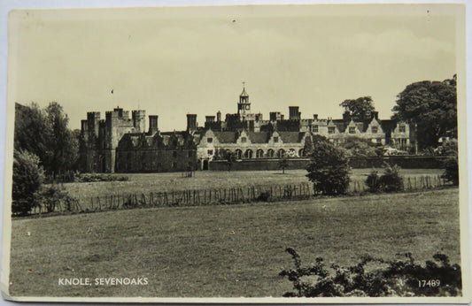Old Postcard of Knole, Sevenoaks, 1957
