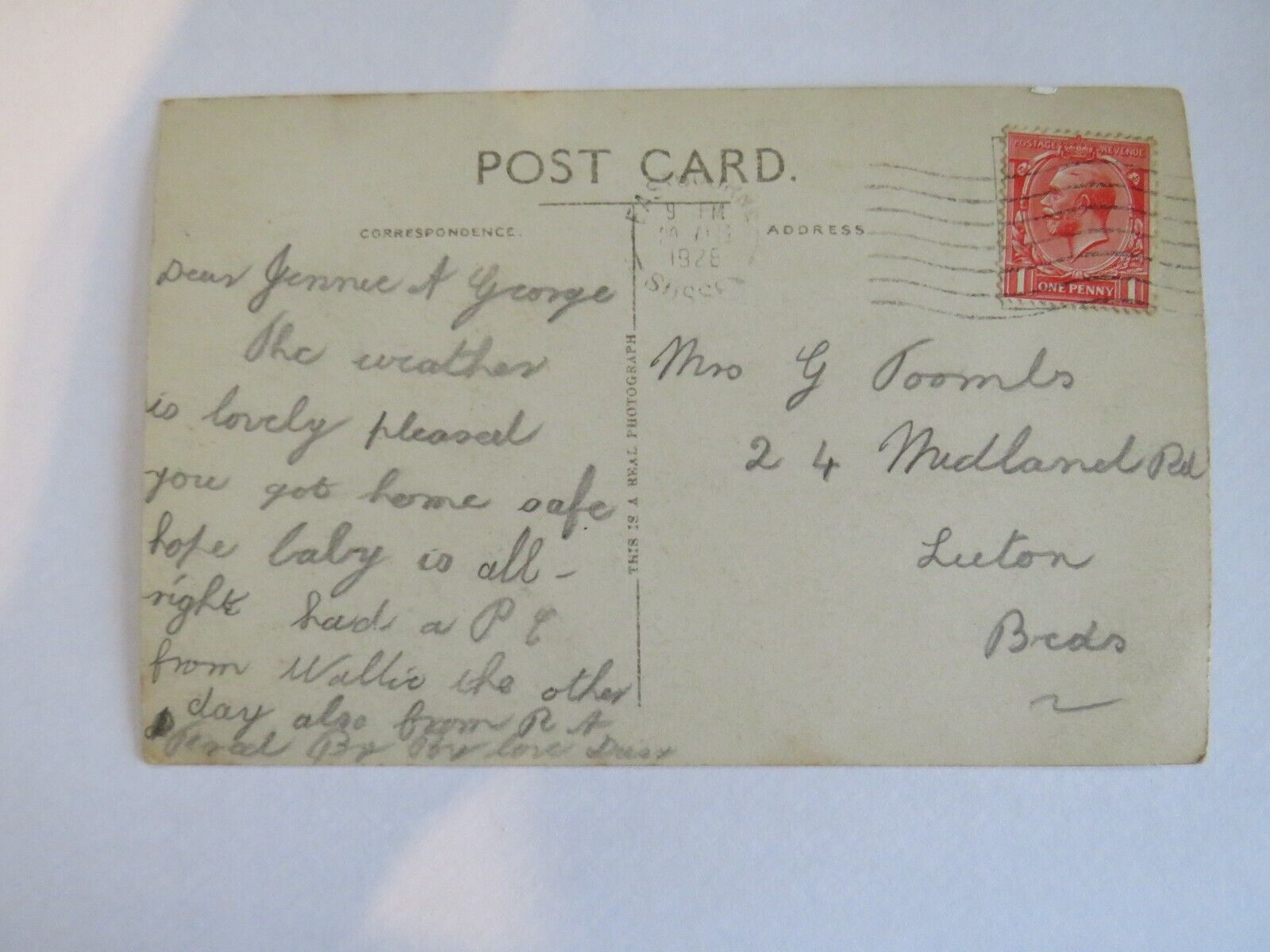Old Postcard Of Beachy Head Lighthouse, Eastbourne - Ref : 1015