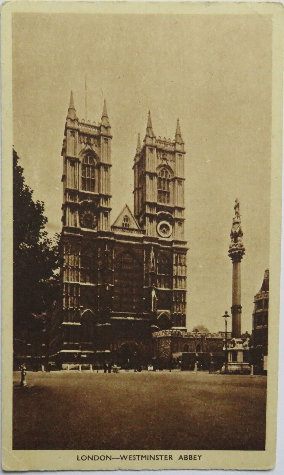 Old Postcard of London Westminster Abbey - Ref : 1032