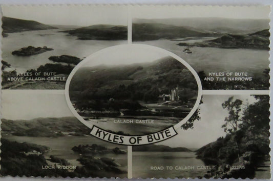 Old Antique Postcard Of Kyles of Bute - Ref : 1040