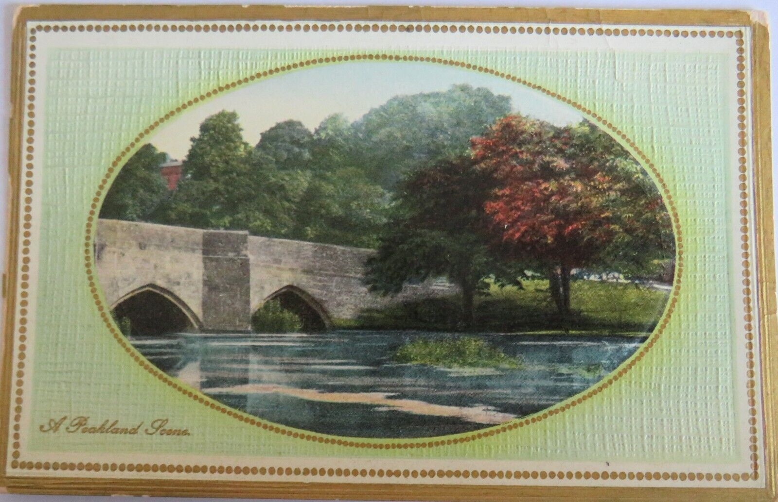 Old Postcard of A Peakland Scene - Ref : 1026