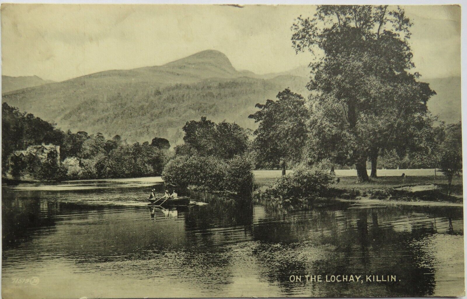 Old Postcard On The Lochay, Killin 1933