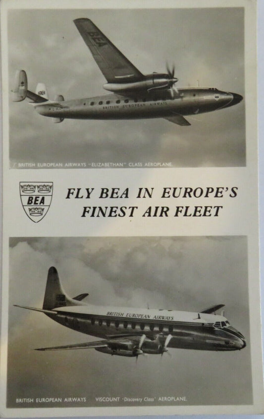 Old Postcard Of Fly Bea In Europe's Finest Air Fleet - Ref : 1015