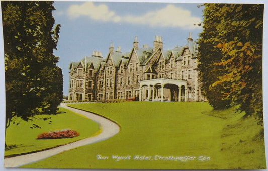 Old Postcard of Ben Wyvis Hotel, Strathpeffer Spa