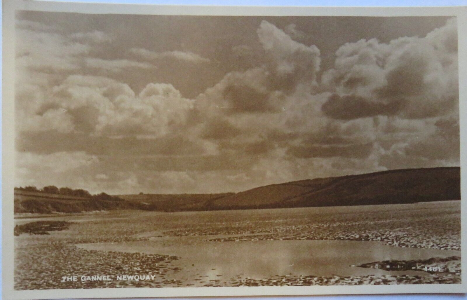 Old Postcard of The Gannel Newquay