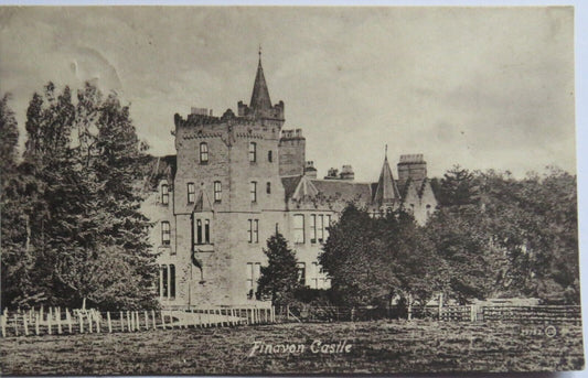 Old Postcard of Finavon Castle 1914 - Ref : 1035