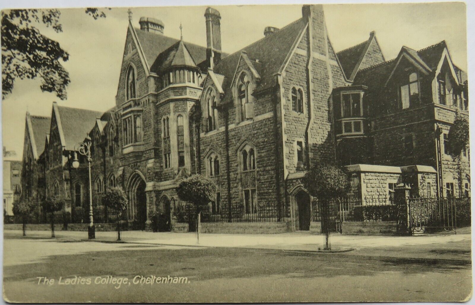 Old Postcard of The Ladies College, Cheltenham