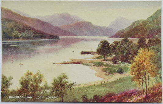 Old Postcard of Rowardennan, Loch Lomond